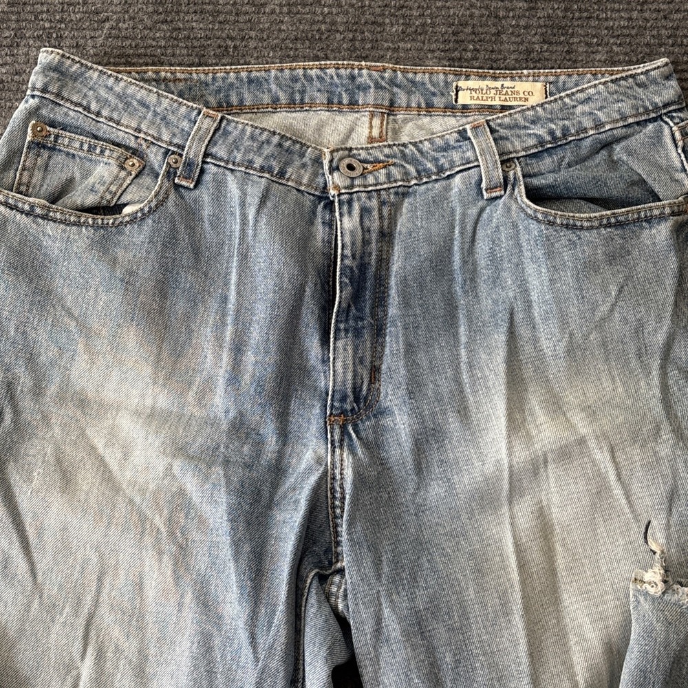 Ralph Lauren Jeans Polo Jeans Stretch Saturday Straight Womens Size 14 Regular
